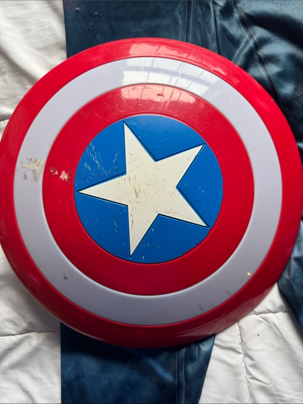 Kids Captain America Costume with Shield size 5/6 - Picture 2 of 10